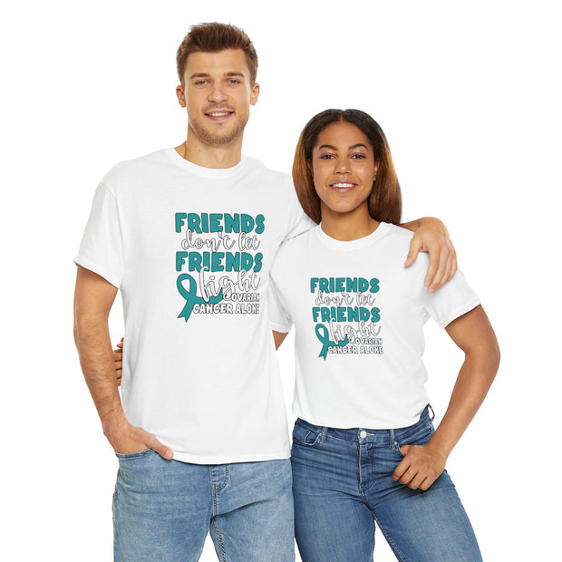 Ovarian Cancer Friends Unisex Heavy Cotton Tee
