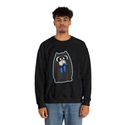 Christmas cat Unisex Heavy Blend™ Crewneck Sweatshirt
