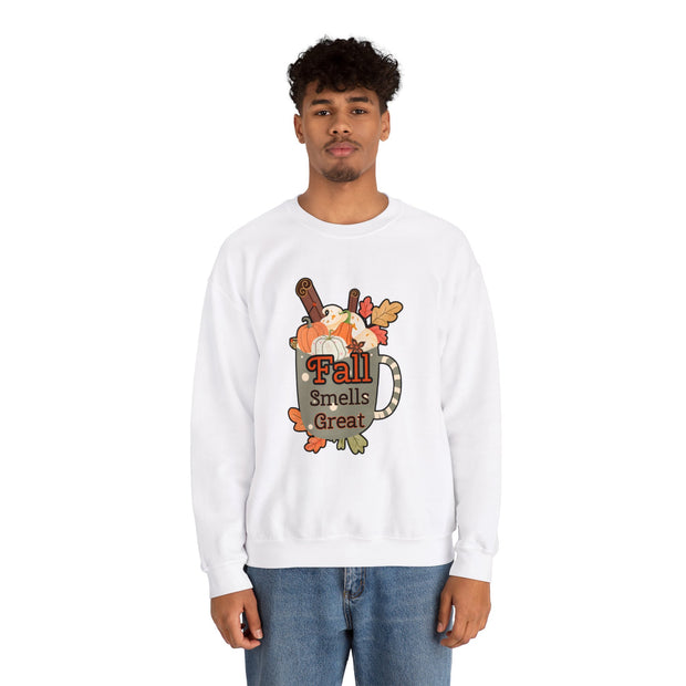 Fall Smells Great Unisex Heavy Blend™ Crewneck Sweatshirt
