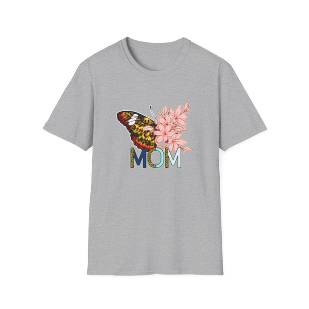 Butterfly Mom Unisex Softstyle T-Shirt