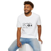 Peace Love Camping Unisex Softstyle T-Shirt
