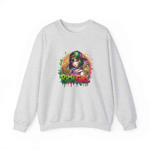 Graffiti Anime Girls Unisex Heavy Blend™ Crewneck Sweatshirt