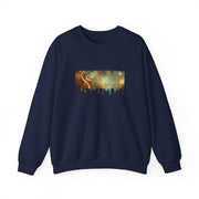 Golden Musical Notes Unisex Heavy Blend™ Crewneck Sweatshirt