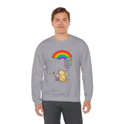 Winnie the Pooh Raining Pride Unisex Heavy Blend™ Crewneck Sweatshirt