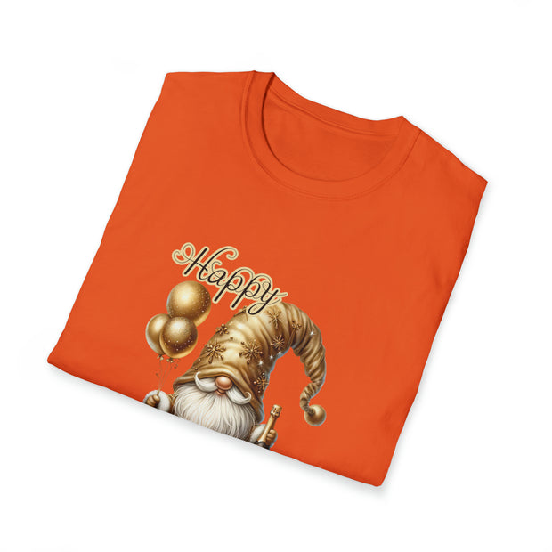 Gnome New Year Unisex Softstyle T-Shirt