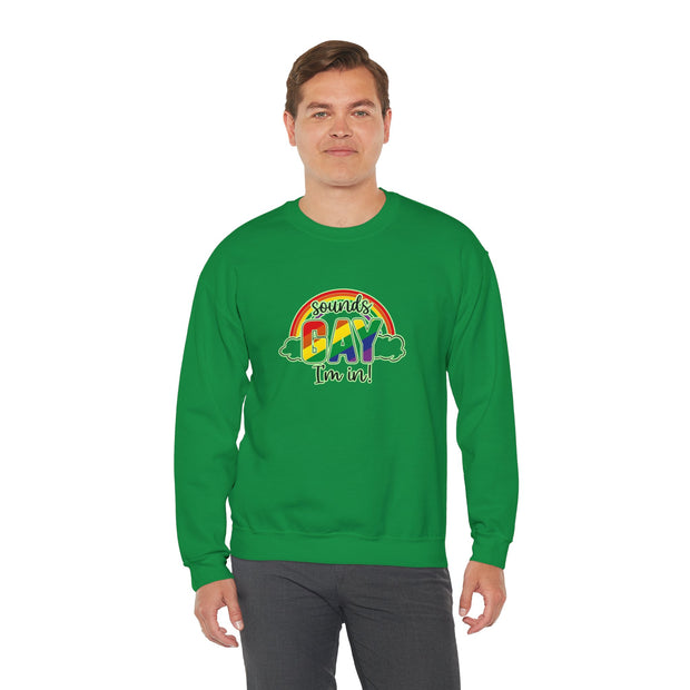 Sounds Gay Unisex Heavy Blend™ Crewneck Sweatshirt