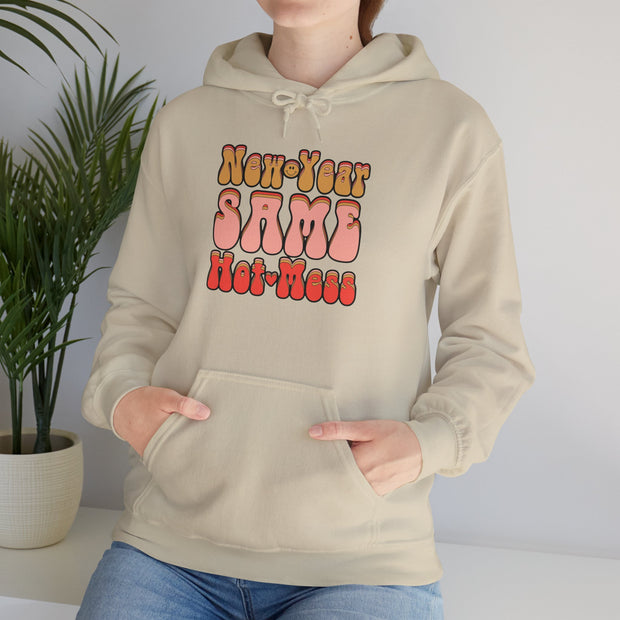 Same Hot Mess Unisex Heavy Blend™ Hooded Sweatshirt