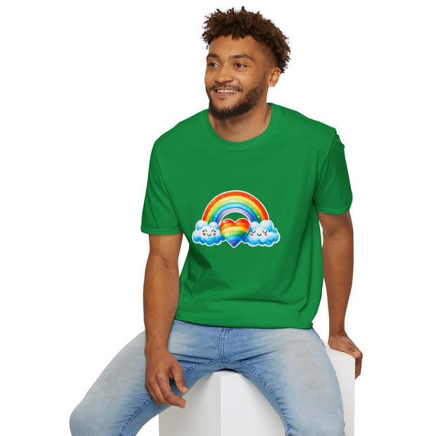 Rainbow Love Unisex Softstyle T-Shirt