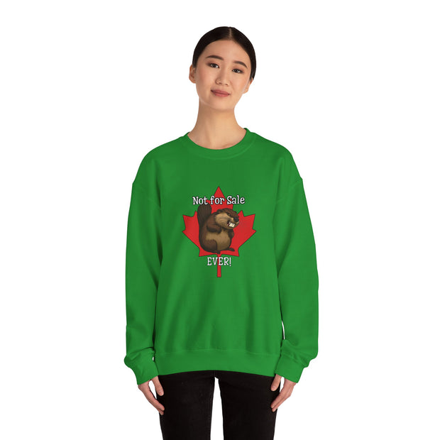 Sweatshirt Angry Beaver Canada Maple Leaf Unisex Heavy Blend Crewneck