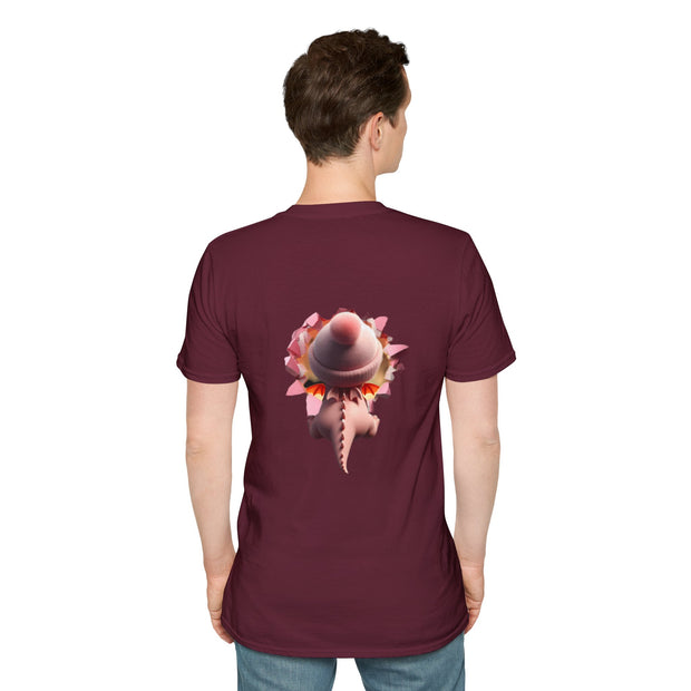Valentines Dragon 2 Sided Unisex Softstyle T-Shirt