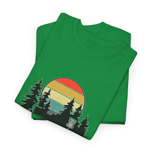 Retro Disc Golf Unisex Heavy Cotton Tee