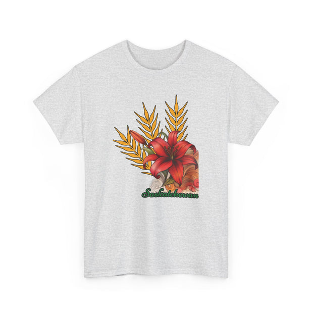 Saskatchewan Lily Unisex Heavy Cotton Tee
