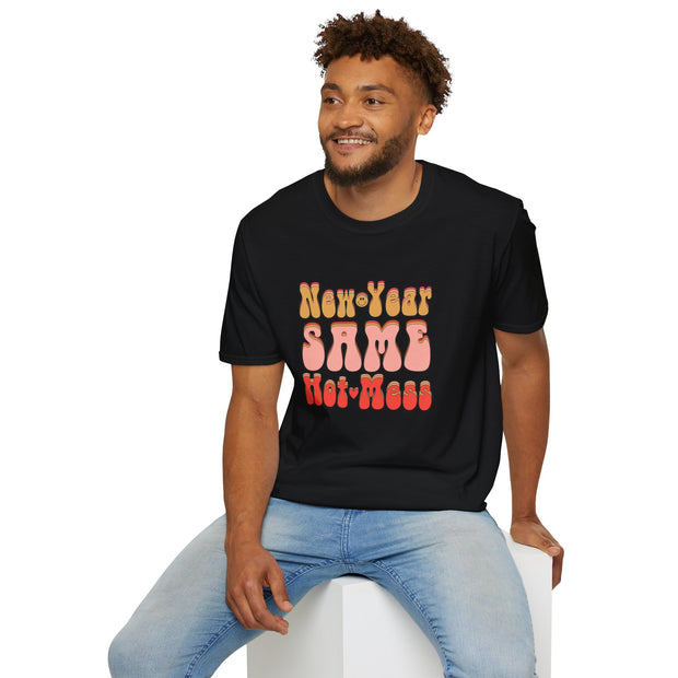Same Hot Mess Unisex Softstyle T-Shirt