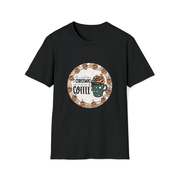 Christmas Coffee Unisex Softstyle T-Shirt