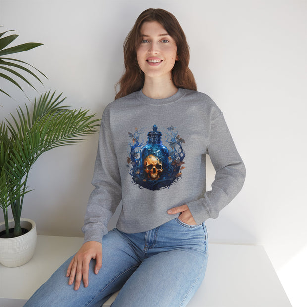Bottled Skull Unisex Heavy Blend™ Crewneck Sweatshirt