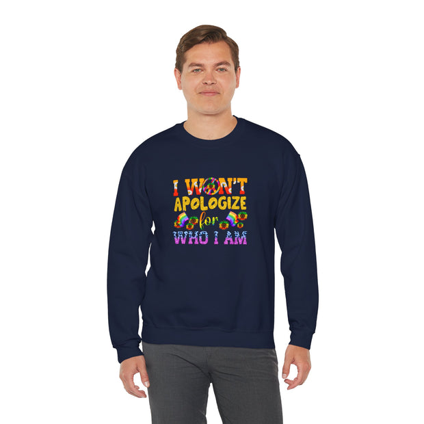 I Won’t Apologize Unisex Heavy Blend™ Crewneck Sweatshirt