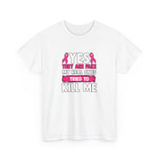 Breast Cancer Unisex Heavy Cotton Tee