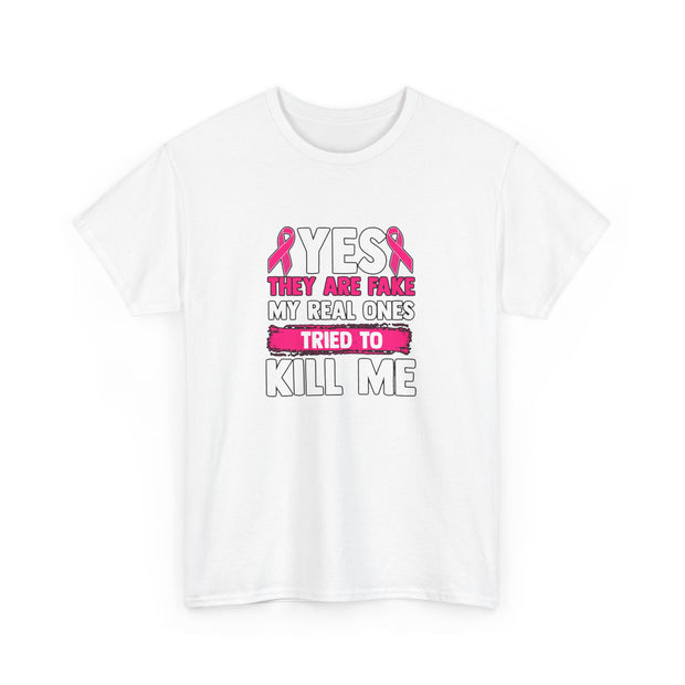 Breast Cancer Unisex Heavy Cotton Tee