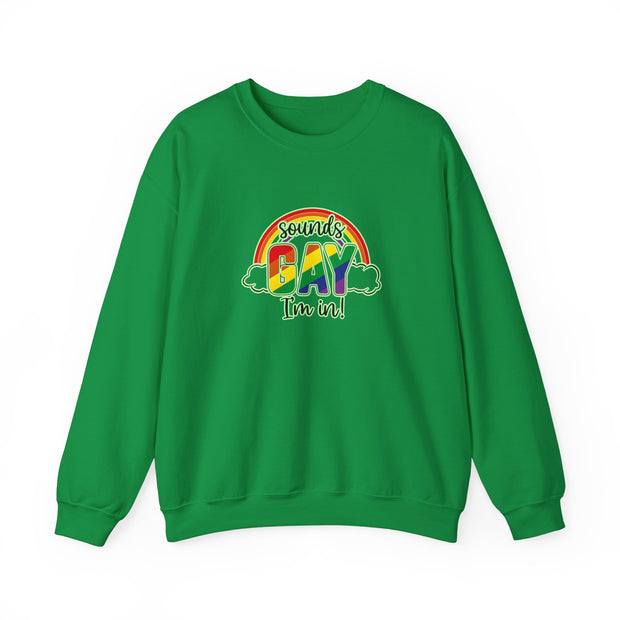 Sounds Gay Unisex Heavy Blend™ Crewneck Sweatshirt