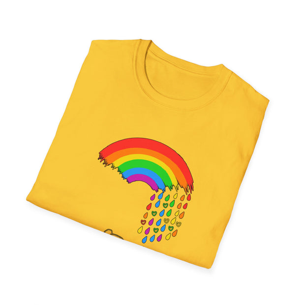 Winnie the Pooh Raining Pride Unisex Softstyle T-Shirt