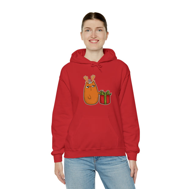 Christmas cat Unisex Heavy Blend™ Hooded Sweatshirt