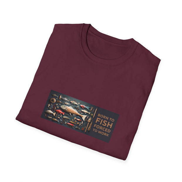 Born to Fish Unisex Softstyle T-Shirt