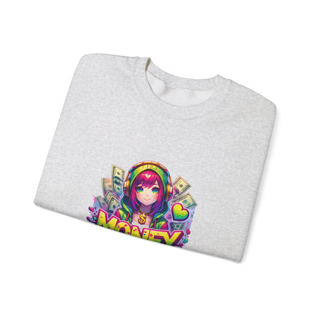 Graffiti Anime Girls Unisex Heavy Blend™ Crewneck Sweatshirt