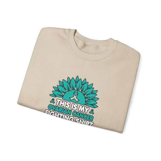 Ovarian Cancer Fighting Unisex Heavy Blend™ Crewneck Sweatshirt