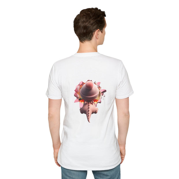 Valentines Dragon 2 Sided Unisex Softstyle T-Shirt