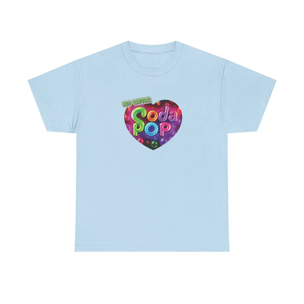 Soda Pop Heart Tee - Vintage Unisex Cotton T-Shirt, Casual Wear, Retro Graphic Tee, Gift for Soda Lovers, Summer Fashion