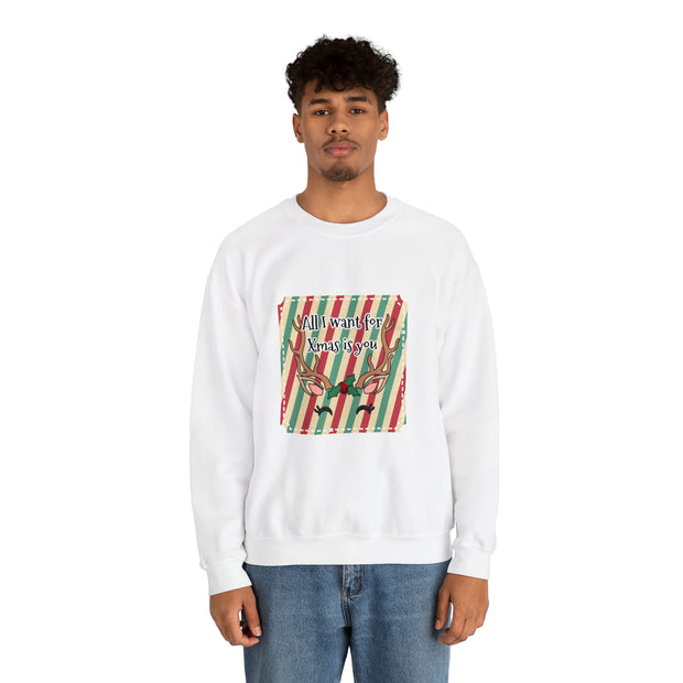 Reindeer Unisex Heavy Blend™ Crewneck Sweatshirt