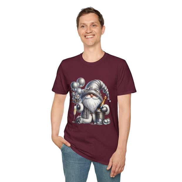 New Year Gnome Unisex Softstyle T-Shirt