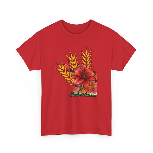 Saskatchewan Lily Unisex Heavy Cotton Tee