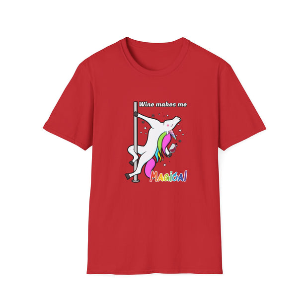 Unicorn Wine Unisex Softstyle T-Shirt