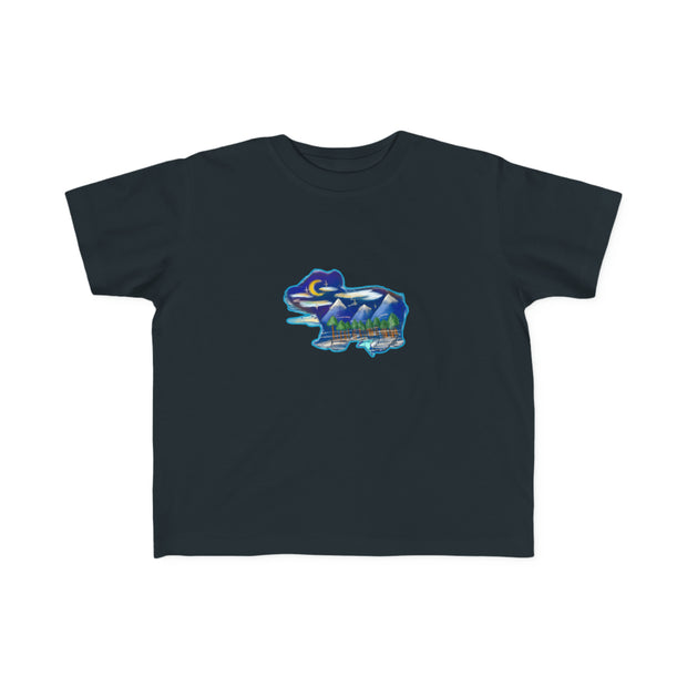 Nighttime bear Toddler's Fine Jersey Tee