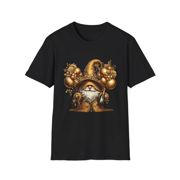 New Year Gnome Unisex Softstyle T-Shirt