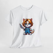 Horror Movie Cats Unisex Heavy Cotton Tee