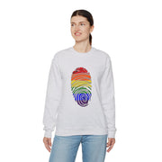 Pride Fingerprint Unisex Heavy Blend™ Crewneck Sweatshirt