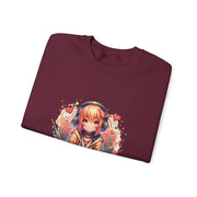 Graffiti Anime Girls Unisex Heavy Blend™ Crewneck Sweatshirt