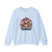 Graffiti Anime Girls Unisex Heavy Blend™ Crewneck Sweatshirt