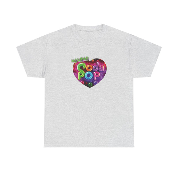 Soda Pop Heart Tee - Vintage Unisex Cotton T-Shirt, Casual Wear, Retro Graphic Tee, Gift for Soda Lovers, Summer Fashion