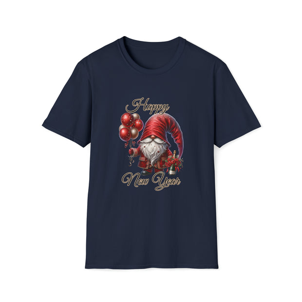 Gnome New Year Unisex Softstyle T-Shirt
