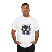 Horror Movie Cats Unisex Heavy Cotton Tee