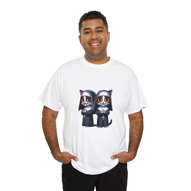 Horror Movie Cats Unisex Heavy Cotton Tee