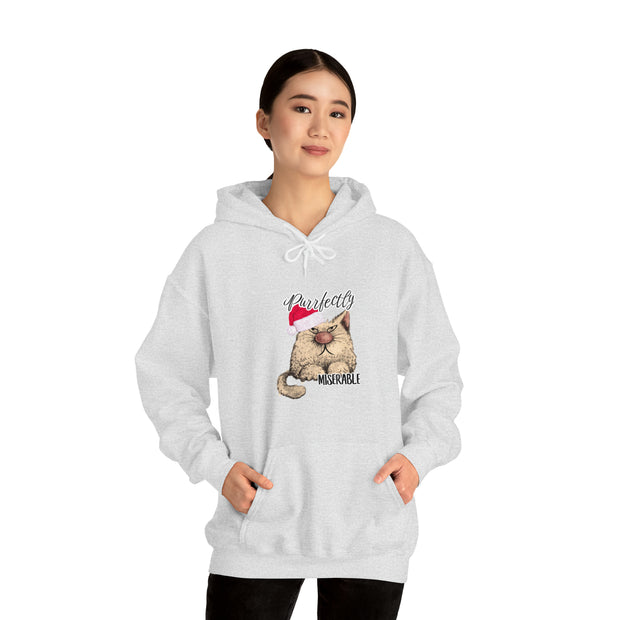 Christmas cat Unisex Heavy Blend™ Hooded Sweatshirt