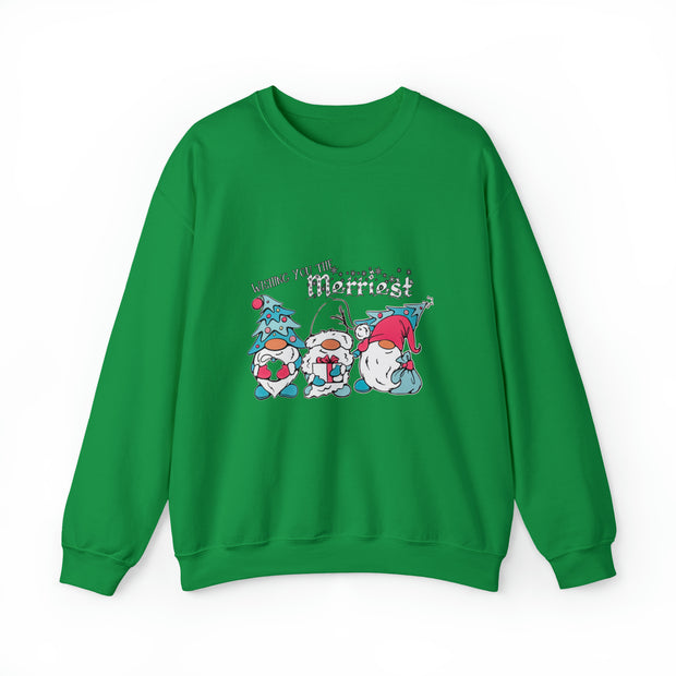 Gnome Christmas Unisex Heavy Blend™ Crewneck Sweatshirt