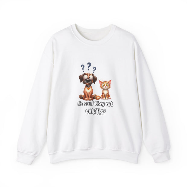 They Eat What Unisex Heavy Blend™ Crewneck Sweatshirt