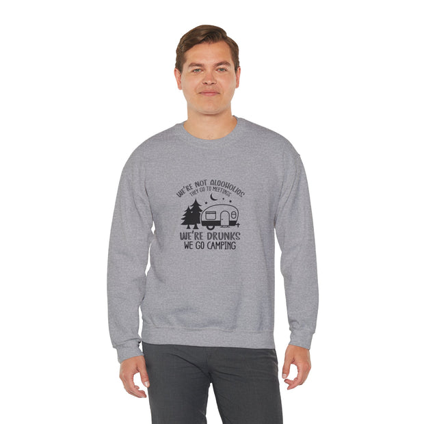 Camping Drunks Unisex Heavy Blend™ Crewneck Sweatshirt