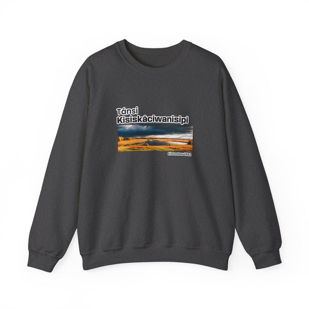 Tánsi Cree Saskatchewan Unisex Heavy Blend™ Crewneck Sweatshirt