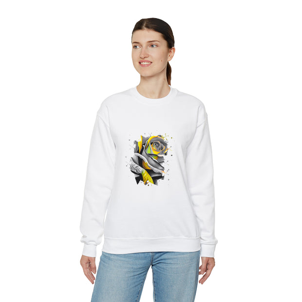 Rose Unisex Heavy Blend™ Crewneck Sweatshirt